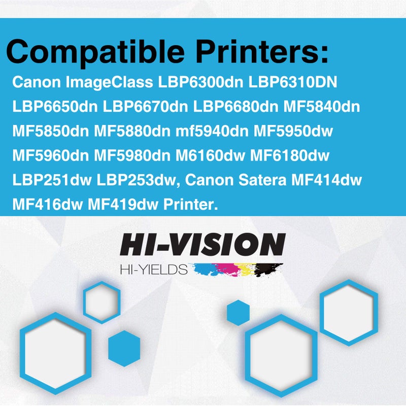 HI-VISION HI-YIELDS HI-VisionÂ® 1-Pack Compatible Toner Cartridge Replacement for Canon 119 for imageCLASS LBP6300dn LBP6650dn LBP6670dn MF5850dn MF5880dn MF5950dw MF5960dn MF6160dw Printers - Image 4